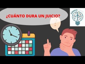 Tiempo estimado de espera para la resolución de un juicio civil