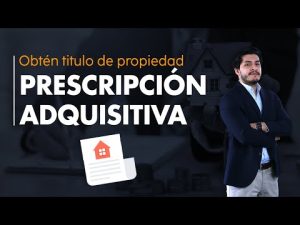 Los requisitos para la prescripción adquisitiva