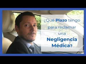 Límite de tiempo para presentar una demanda por negligencia médica