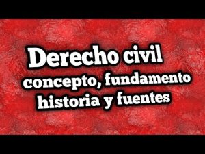 Características y definición del derecho civil