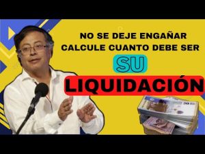 Calcula el monto de la liquidación mensual con el salario mínimo en Colombia para el año 2023