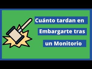 Te informan antes de embargarte