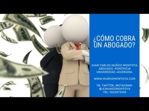 El costo de los servicios de un abogado por hora en Colombia