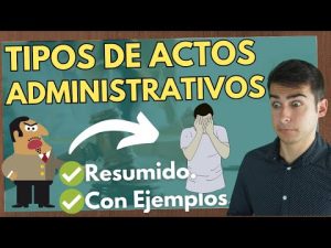 Clasificación de los actos administrativos en México: todo lo que necesitas saber